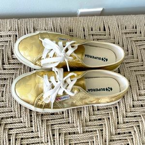 Superga Gold Sneakers